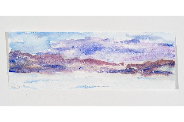 Making Space XXXVI, aquarelle sur papier Fabriano Artistico, 11x4p.